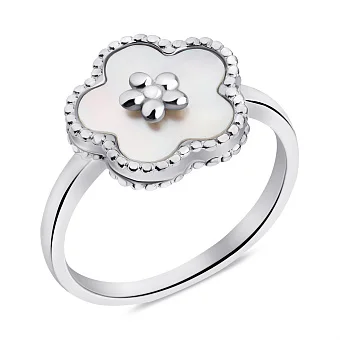 Серебряное кольцо с перламутром (арт. 7501/6795/15п)