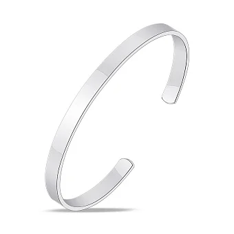 Незамкнений браслет-манжет Trendy Style зі срібла (арт. 7509/922/5)