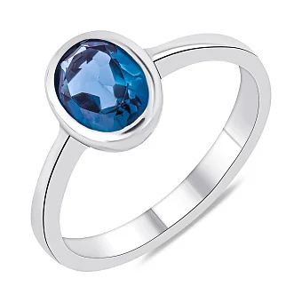 Серебряное кольцо с кварцем (арт. 7001/3053Пкс)