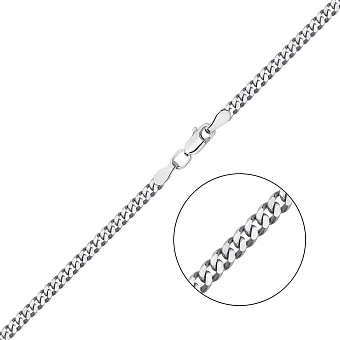 Цепочка из серебра панцирное плетение (арт. 7508/3-0304.60.2)
