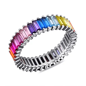 Серебряное кольцо с альпинитами (арт. 7501/6500ацв)