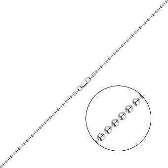 Серебряная цепочка плетения Гольф (арт. 7508/826Р3/55)
